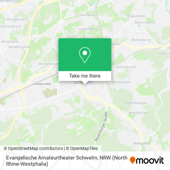 Карта Evangelische Amateurtheater Schwelm