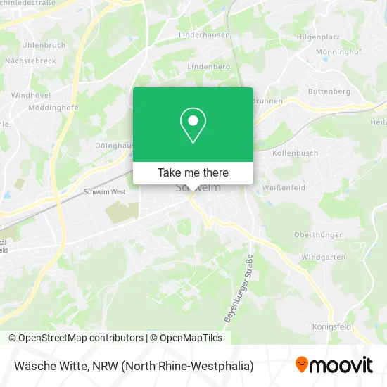 Карта Wäsche Witte