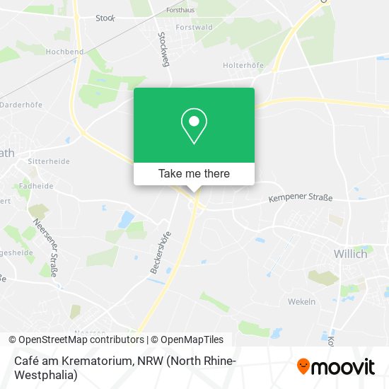 Café am Krematorium map