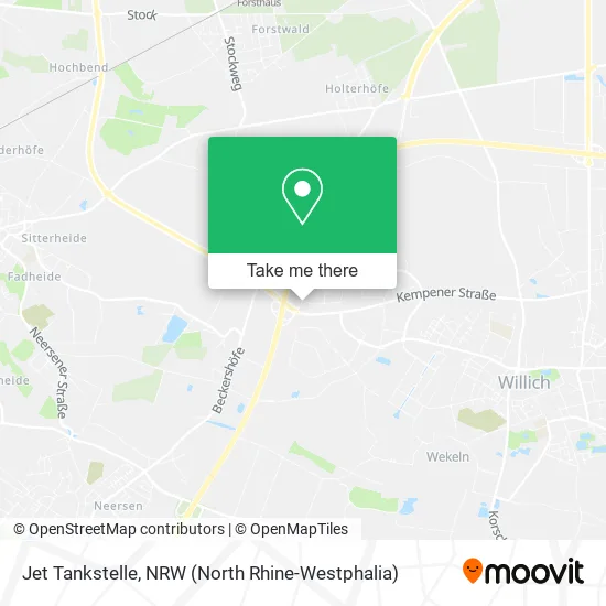 Карта Jet Tankstelle
