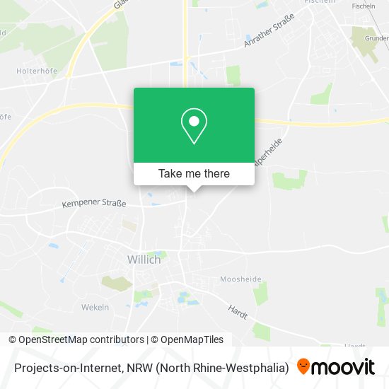 Projects-on-Internet map