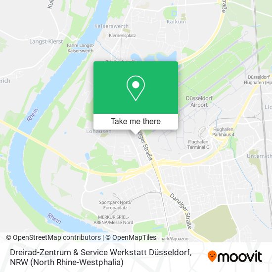 Dreirad-Zentrum & Service Werkstatt Düsseldorf map
