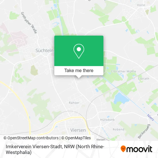 Карта Imkerverein Viersen-Stadt