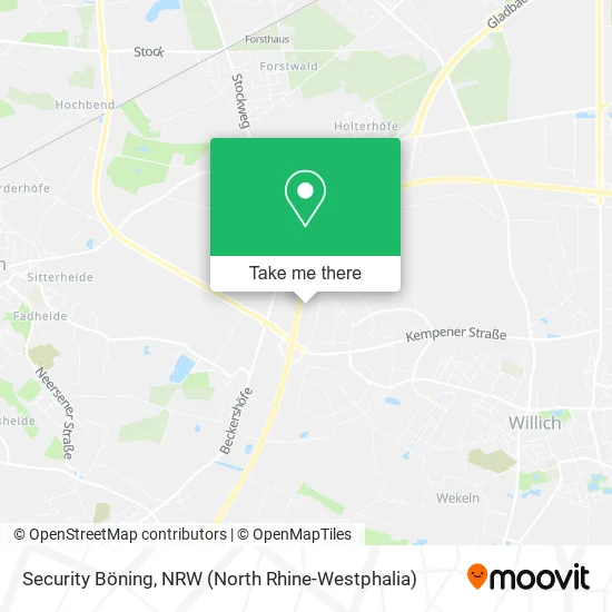 Карта Security Böning