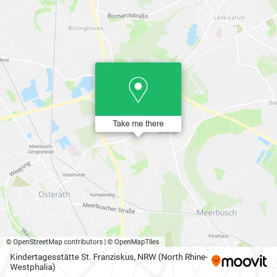 Карта Kindertagesstätte St. Franziskus
