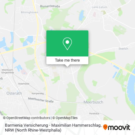 Barmenia Versicherung - Maximilian Hammerschlag map