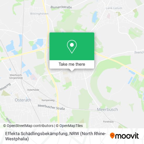 Effekta Schädlingsbekämpfung map