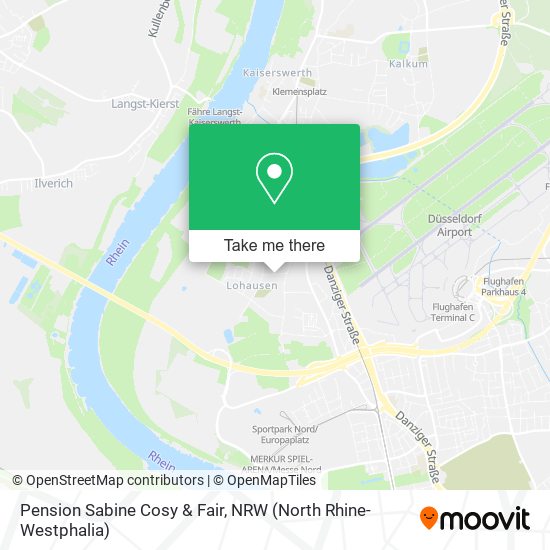 Pension Sabine Cosy & Fair map