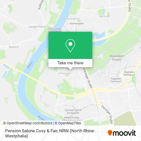 Карта Pension Sabine Cosy & Fair