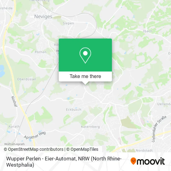 Карта Wupper Perlen - Eier-Automat