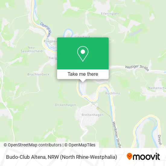 Budo-Club Altena map