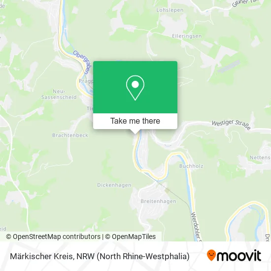 Карта Märkischer Kreis