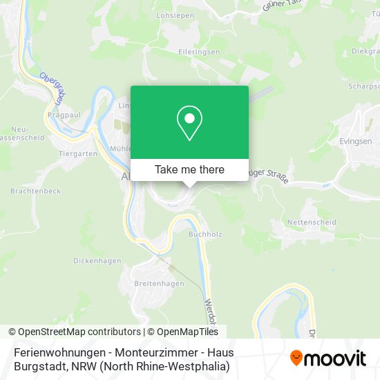 Ferienwohnungen - Monteurzimmer - Haus Burgstadt map