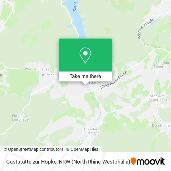 Карта Gaststätte zur Höpke