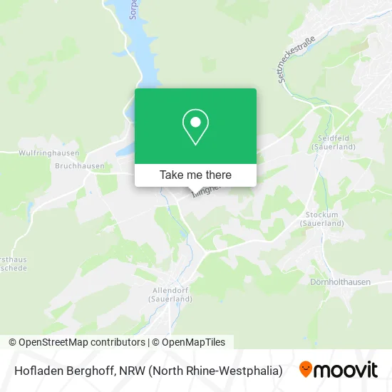 Карта Hofladen Berghoff