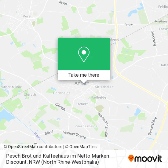 Карта Pesch Brot und Kaffeehaus im Netto Marken-Discount