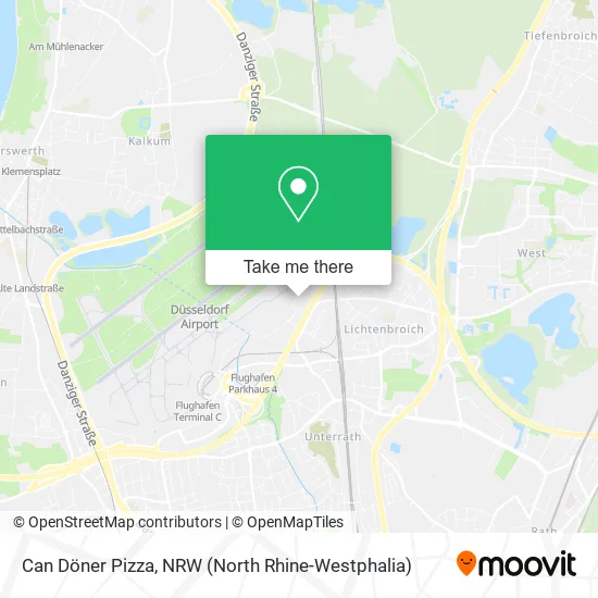 Can Döner Pizza map