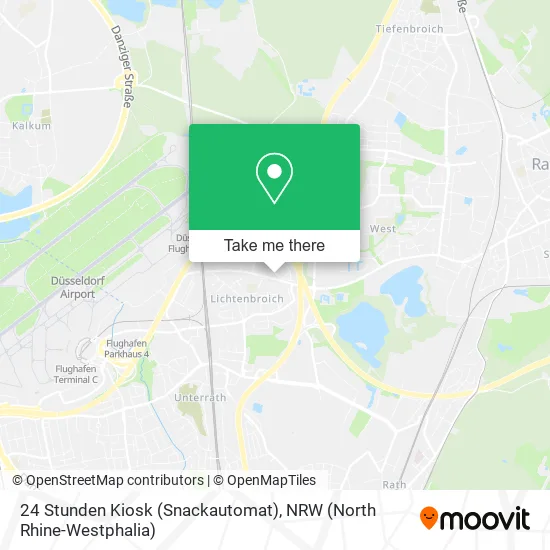 Карта 24 Stunden Kiosk (Snackautomat)