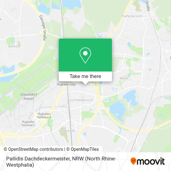 Pallidis Dachdeckermeister map