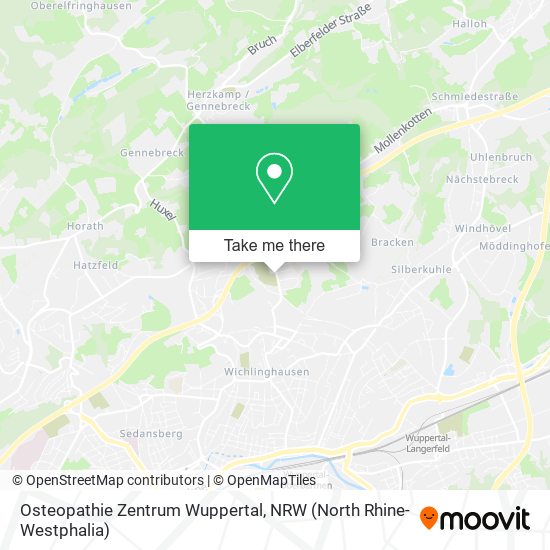 Карта Osteopathie Zentrum Wuppertal