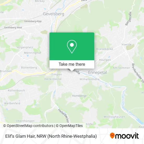 Elif's Glam Hair map