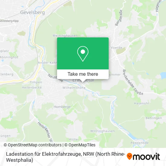 Ladestation für Elektrofahrzeuge map