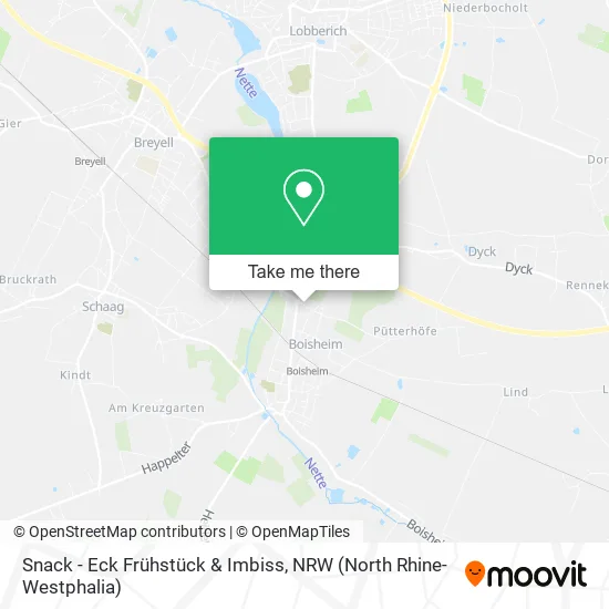 Карта Snack - Eck Frühstück & Imbiss