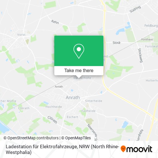 Ladestation für Elektrofahrzeuge map