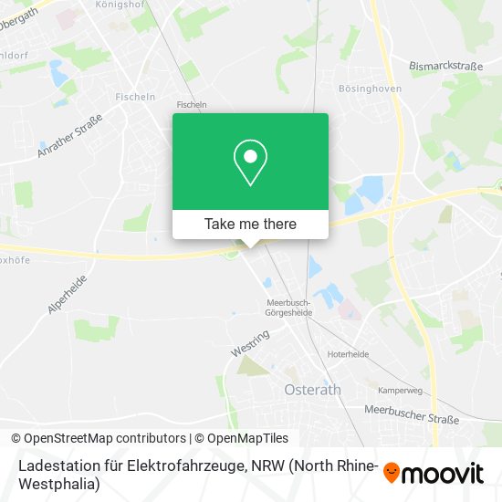 Ladestation für Elektrofahrzeuge map