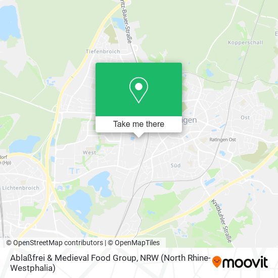 Ablaßfrei & Medieval Food Group map