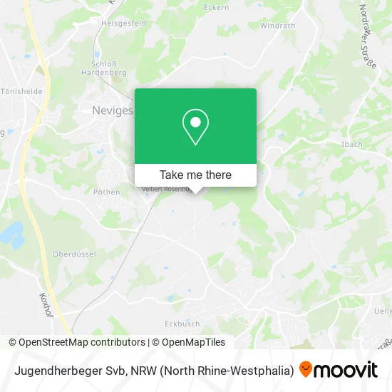 Карта Jugendherbeger Svb