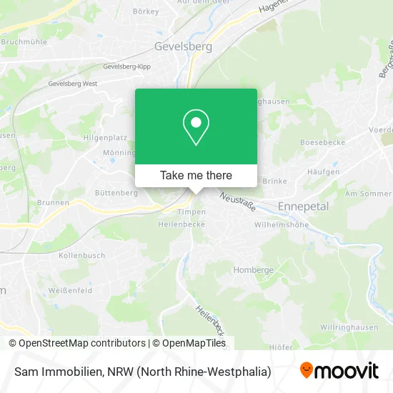 Sam Immobilien map
