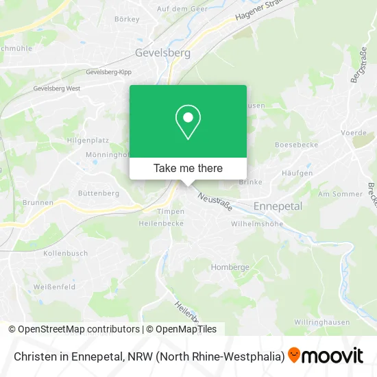 Карта Christen in Ennepetal
