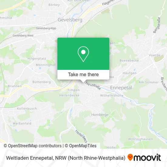 Weltladen Ennepetal map
