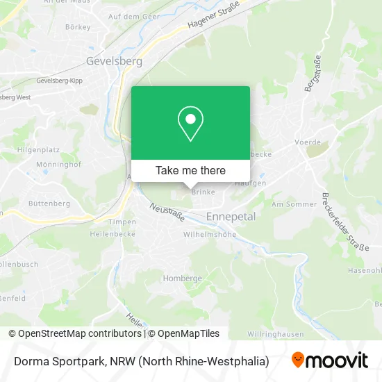 Карта Dorma Sportpark