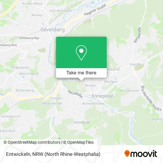Карта Entwickeln