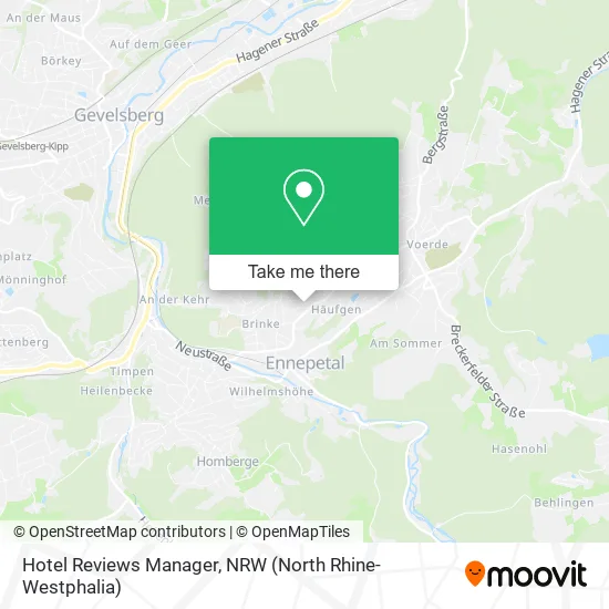 Hotel Reviews Manager map