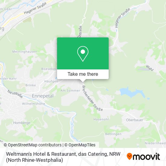 Weltmann's Hotel & Restaurant, das Catering map