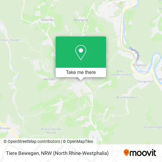 Карта Tiere Bewegen
