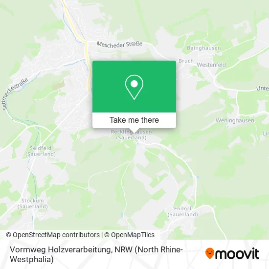 Карта Vormweg Holzverarbeitung