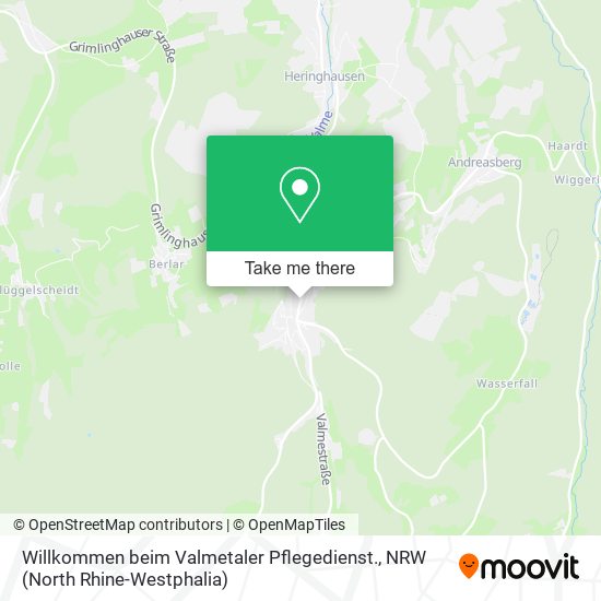 Willkommen beim Valmetaler Pflegedienst. map