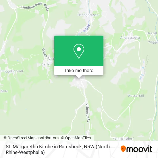 St. Margaretha Kirche in Ramsbeck map