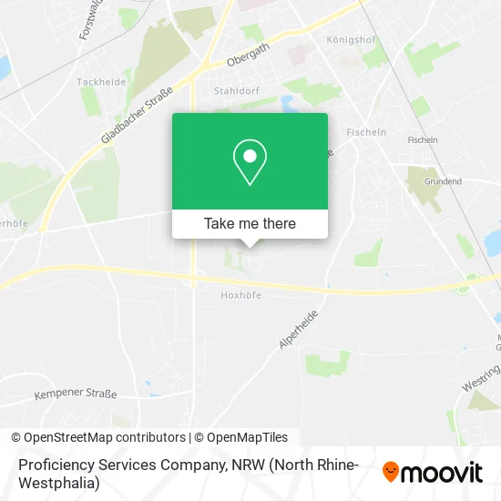 Proficiency Services Company map