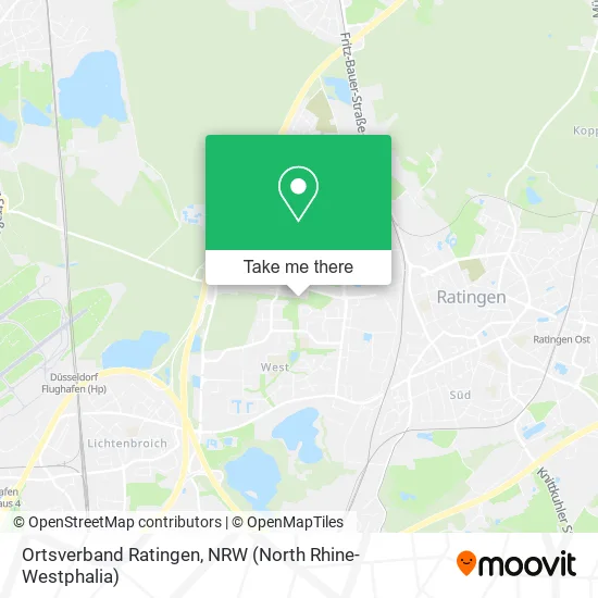 Карта Ortsverband Ratingen