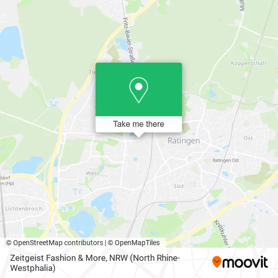 Карта Zeitgeist Fashion & More