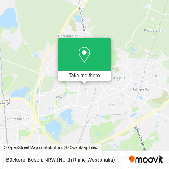 Bäckerei Büsch map