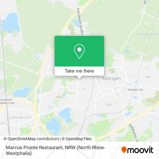 Marcus Prünte Restaurant map