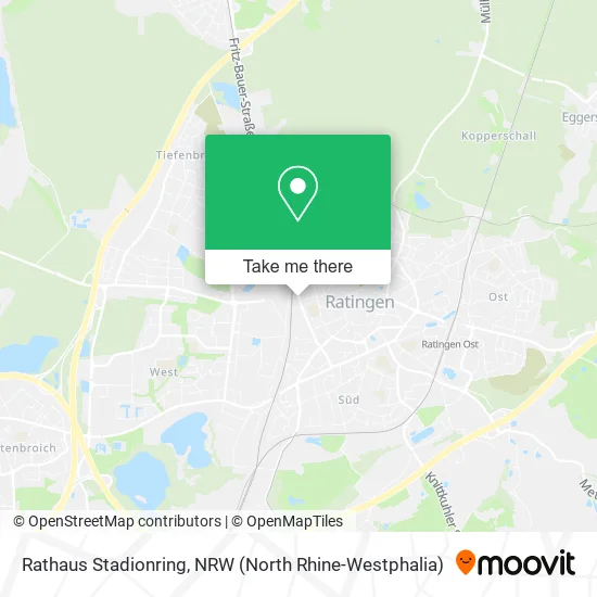 Rathaus Stadionring map