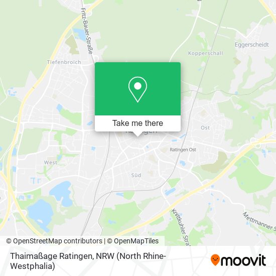 Карта Thaimaßage Ratingen