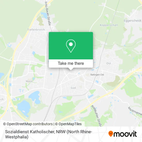 Sozialdienst Katholischer map